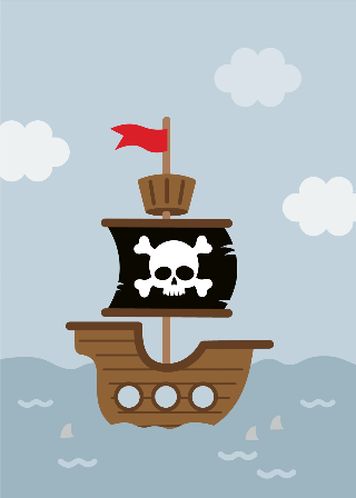 Piratskute