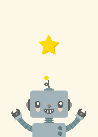 Robot og stjerne
