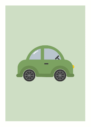 Forhåndsvisning av Plakater: Grønn bil