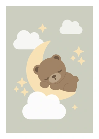 Søvnig bjørnunge