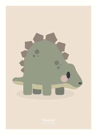 Forhåndsvisning av Plakater: Stegosaurus