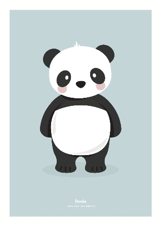 Forhåndsvisning av Plakater: Panda