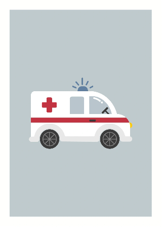 Forhåndsvisning av Plakater: Ambulanse