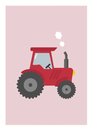 Forhåndsvisning av Plakater: Rød traktor