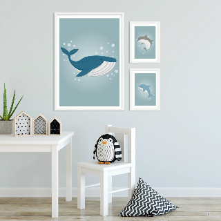 Forhåndsvisning av Plakater: Stor hval