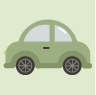 Grønn bil