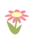 Rosa blomst