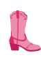 Rosa cowboystøvel