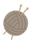 Brun garnnøste 1
