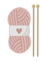 Rosa garnnøste 2