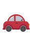 Rød bil