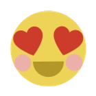 Hjerteøyne emoji